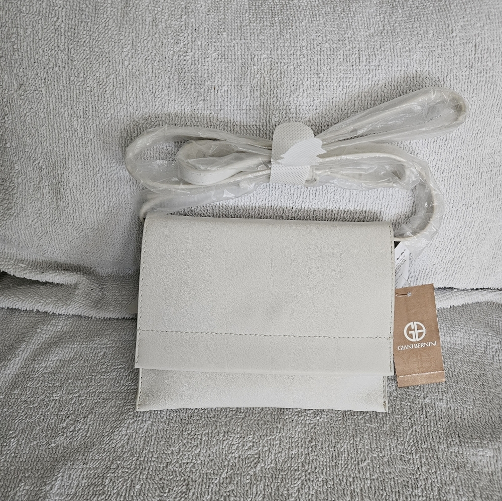 Giani Bernini Nappa Leather Flap Crossbody Bag
